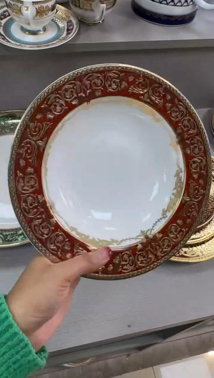 【闪购商品】瓷片8.5寸草帽盘1个  福利价  福利价