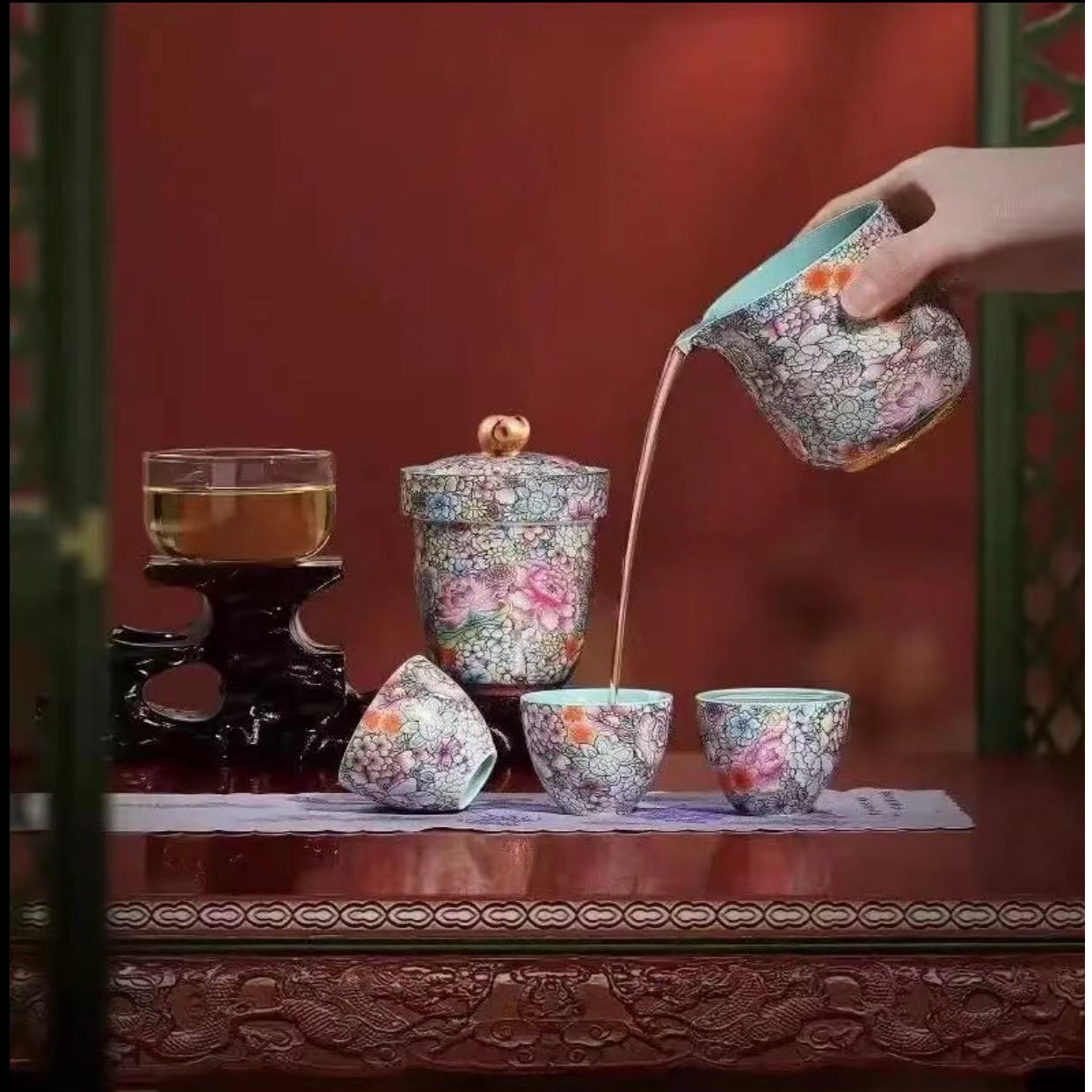 如意芳菲旅行套组茶器