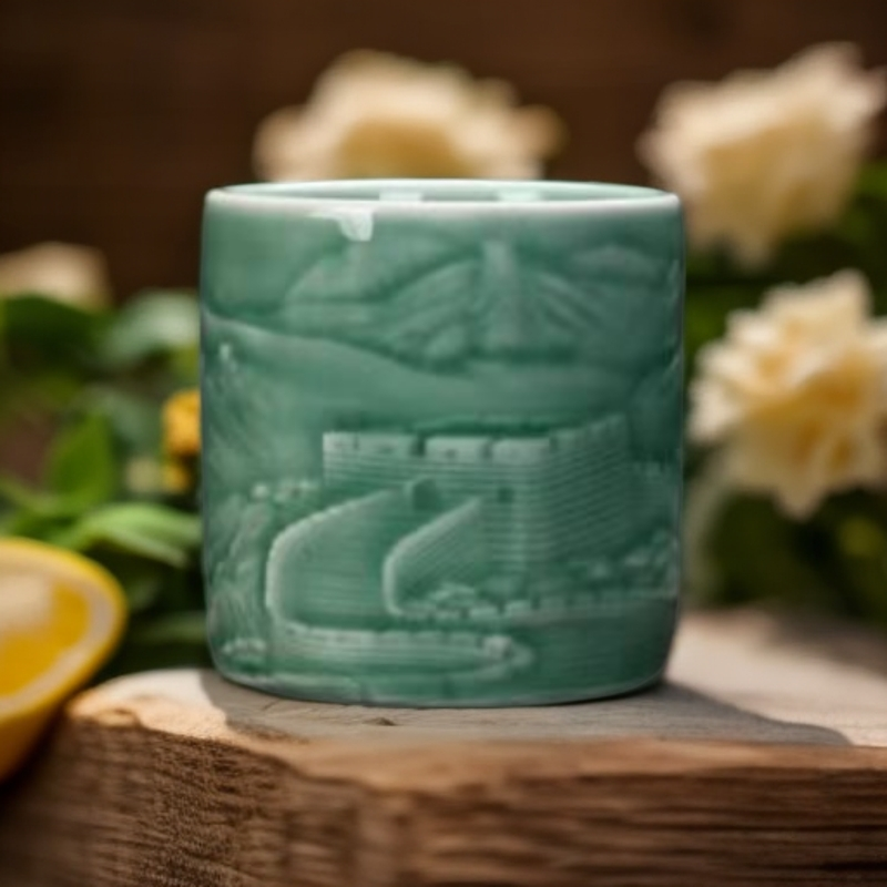 万里长城青瓷扳指杯 172