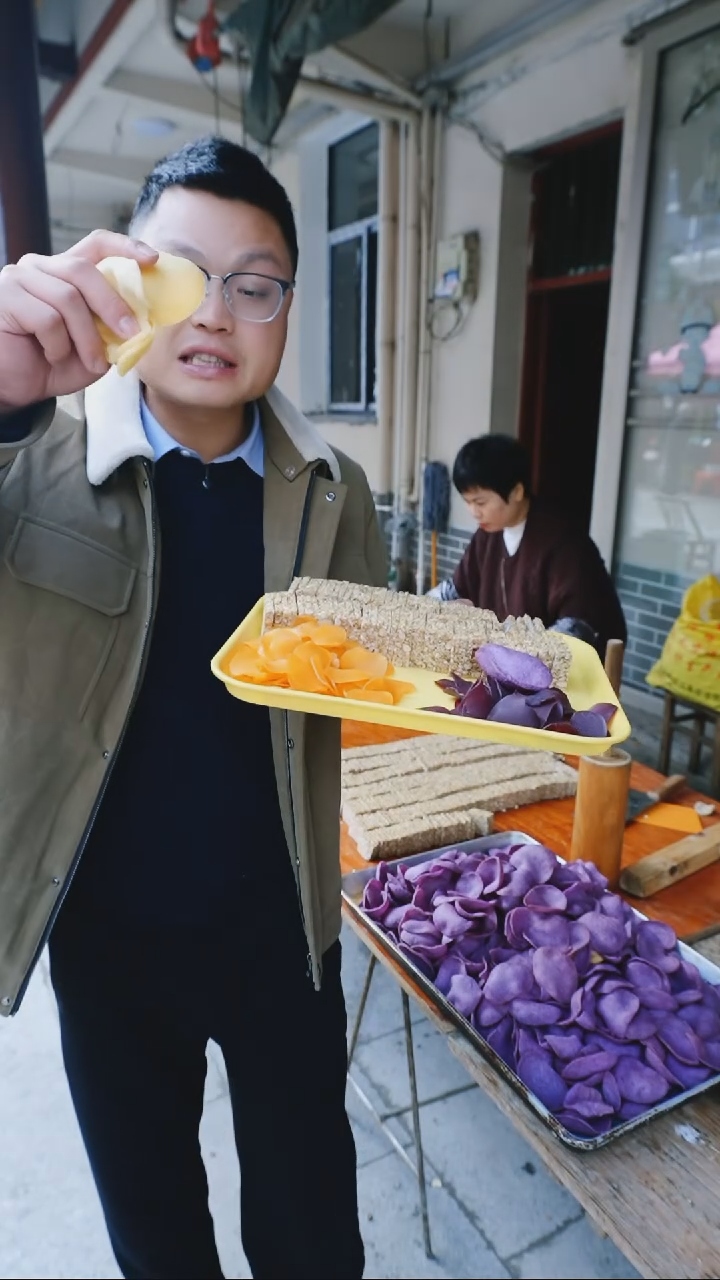 中国大陆代卖农家干红薯片1斤