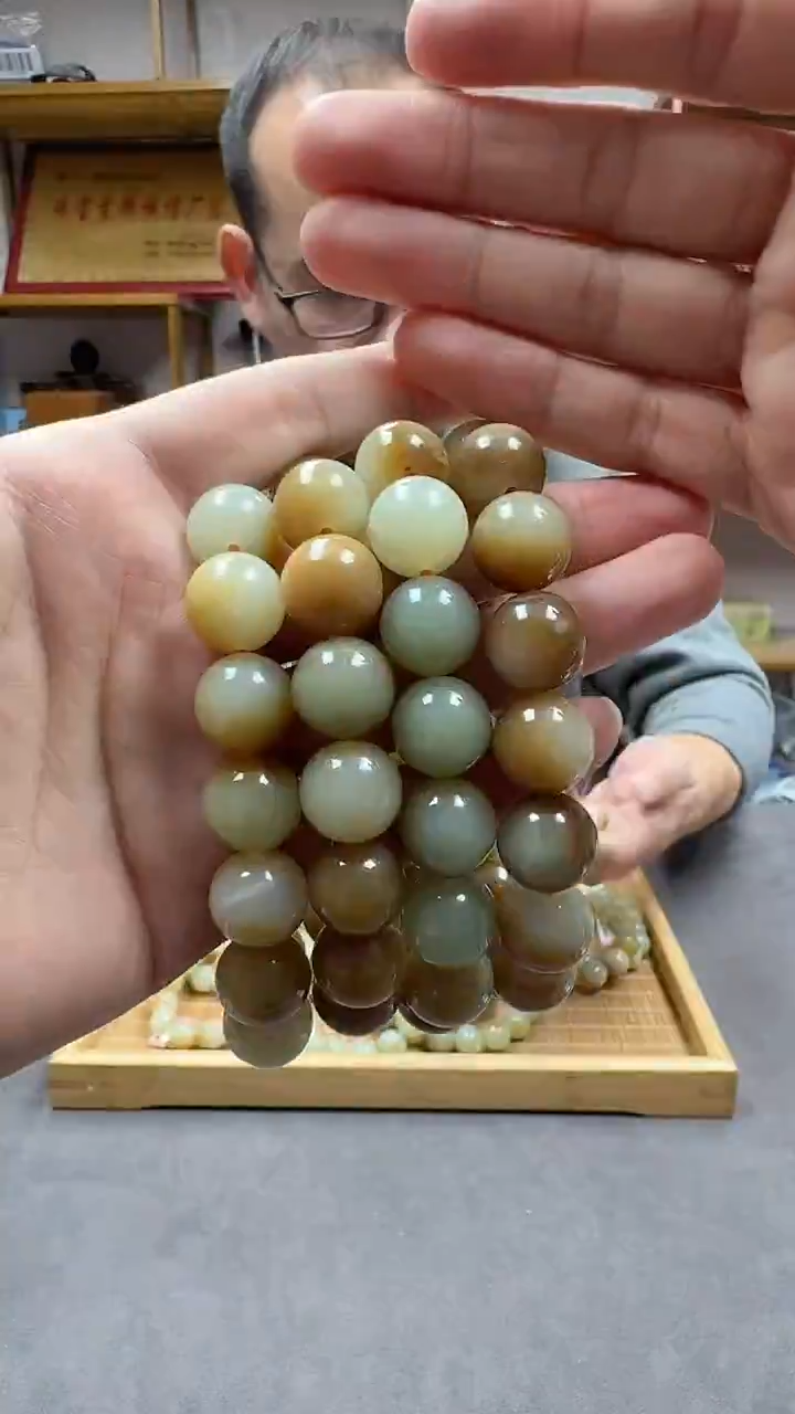 未镶嵌手链和田玉14且末糖白多样性发货·拍一发一