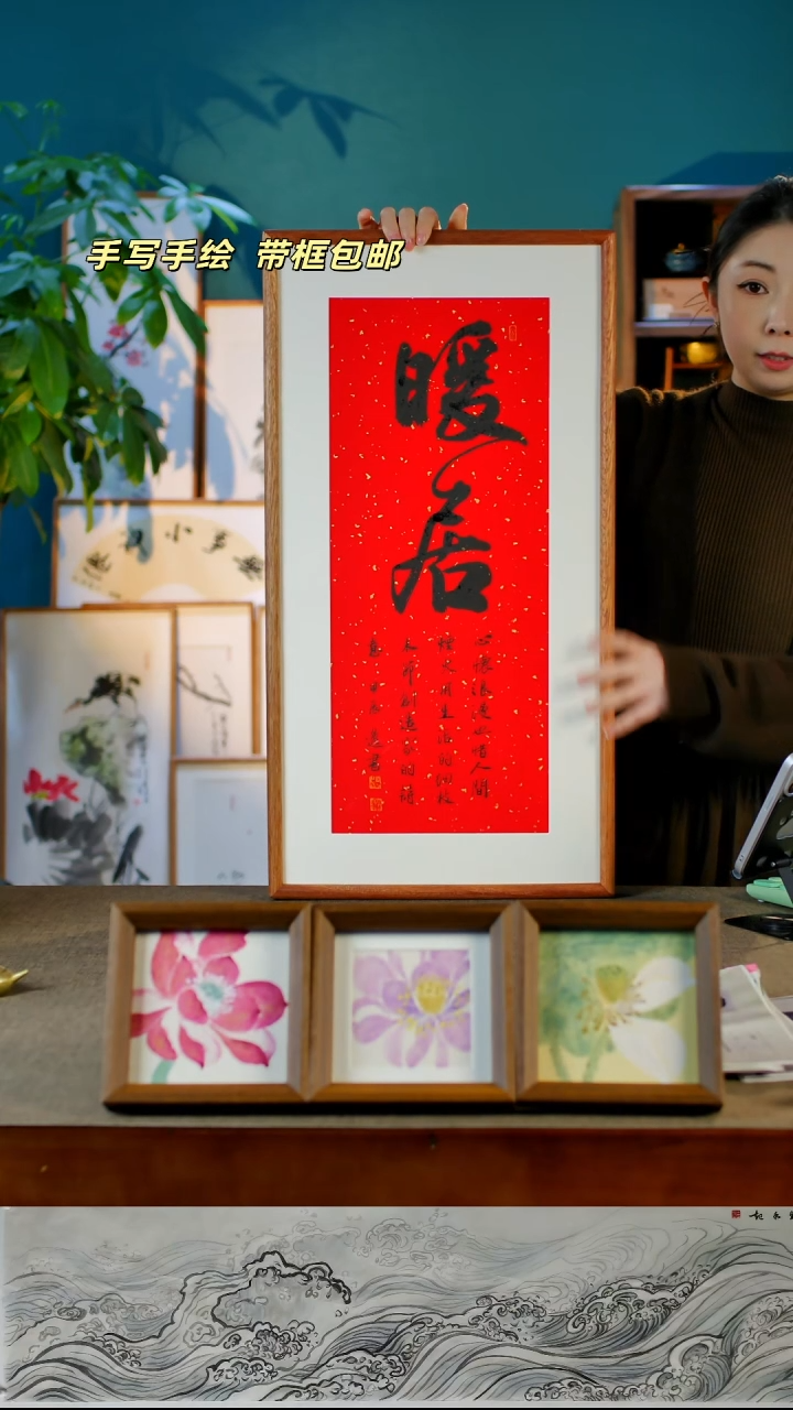 书法暖 居  35.68