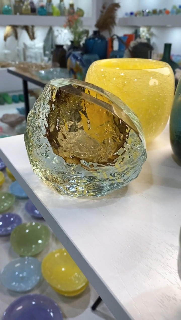 【闪购商品】琉璃慕忆家花瓶微瑕