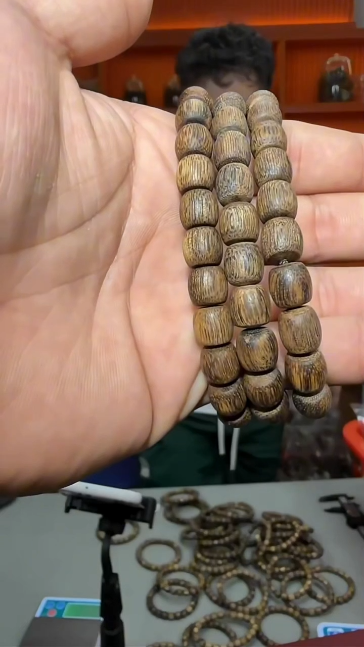 沉香手串112号沉水文莱0.9多样性发一