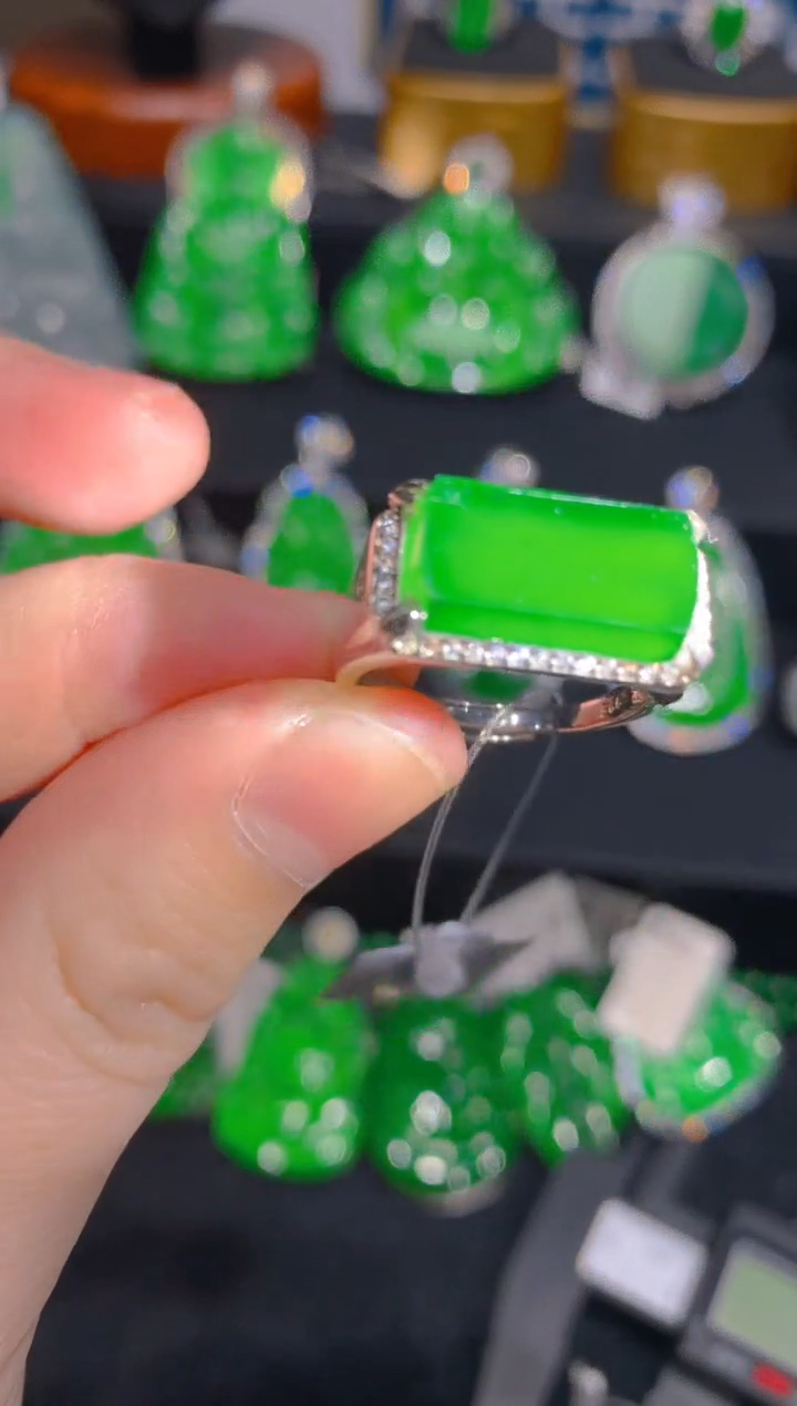 【闪购商品】翡翠戒指银S925镶嵌20一季