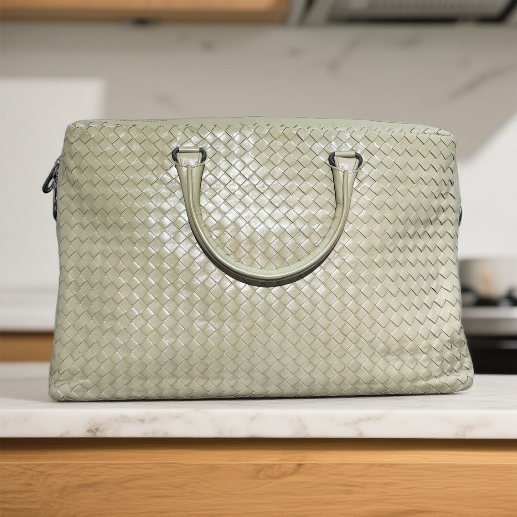 95新 BOTTEGA VENETA/葆蝶家   编织款手提包 1749 1848  