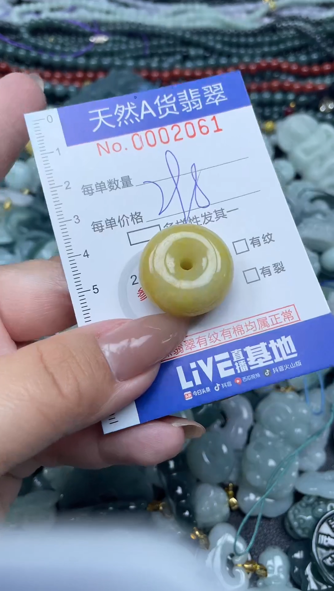 颈饰未镶嵌翡翠天然A货 支持复检