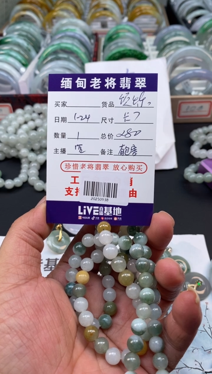 【闪购商品】翡翠项链未镶嵌/20250938