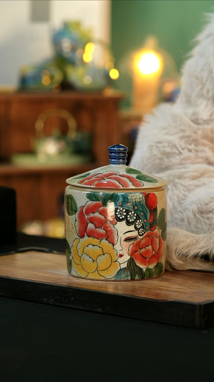 【闪购商品】杯手绘心瓷陶瓷浮力