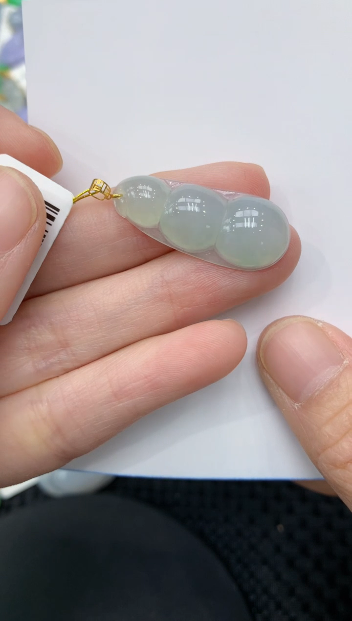 【闪购商品】翡翠颈饰18K金镶嵌11111111