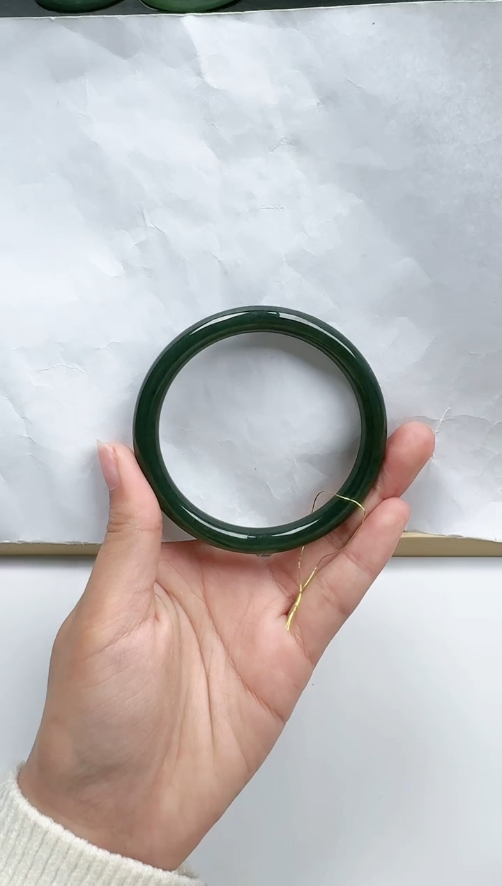 【闪购商品】和田玉手镯未镶嵌58/59圈口 YY