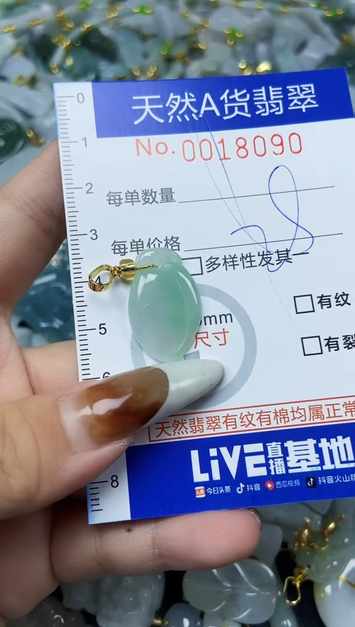 【闪购商品】翡翠颈饰未镶嵌天然A货翡翠