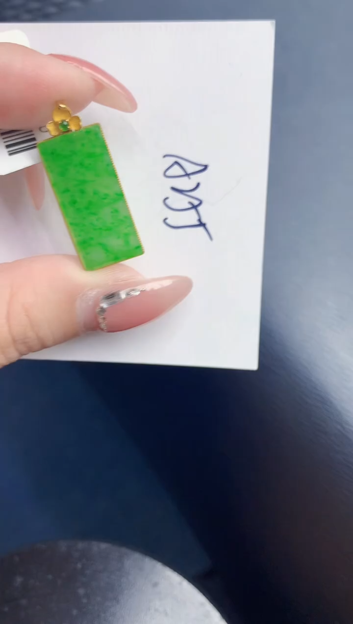 【闪购商品】翡翠颈饰18K金镶嵌000000000