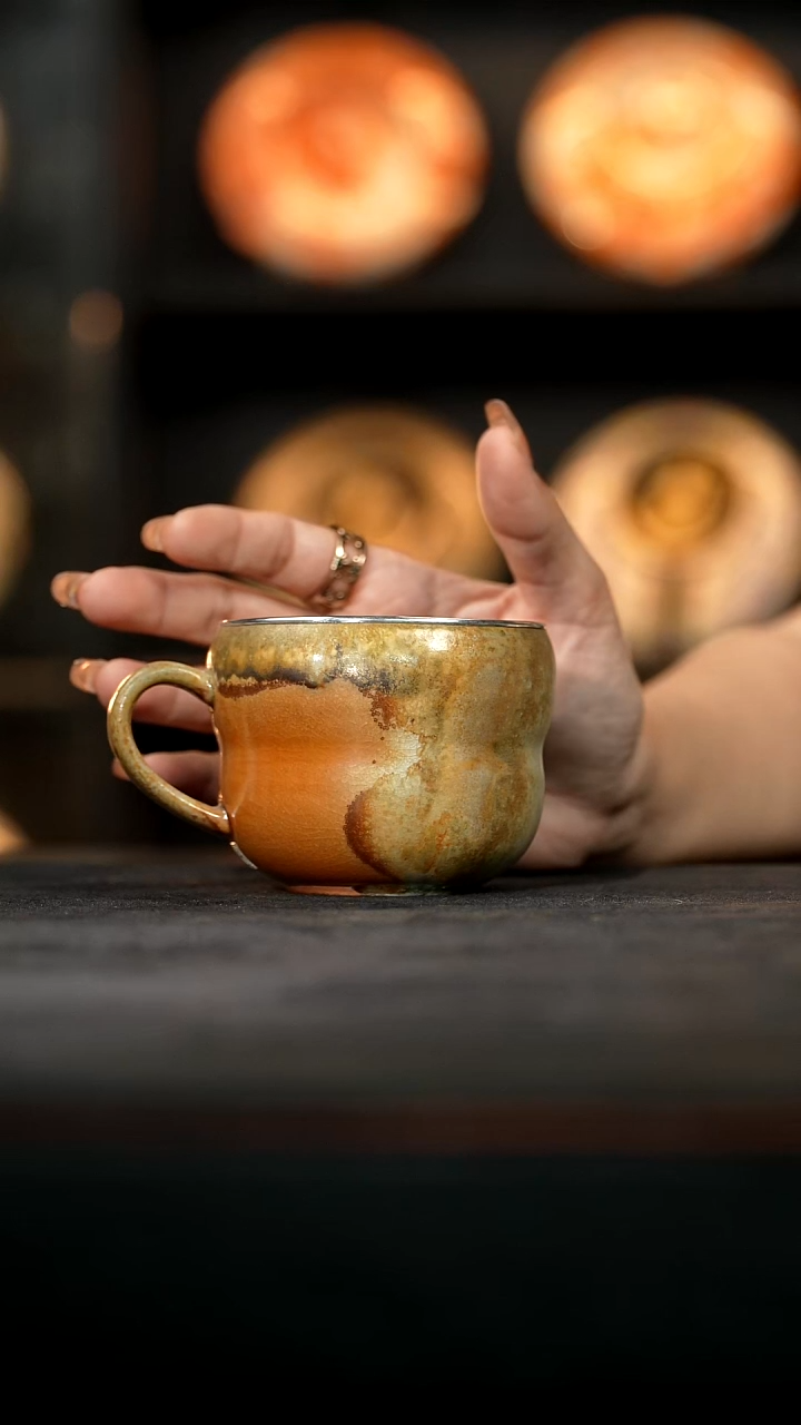 厚山柴烧 咖啡杯