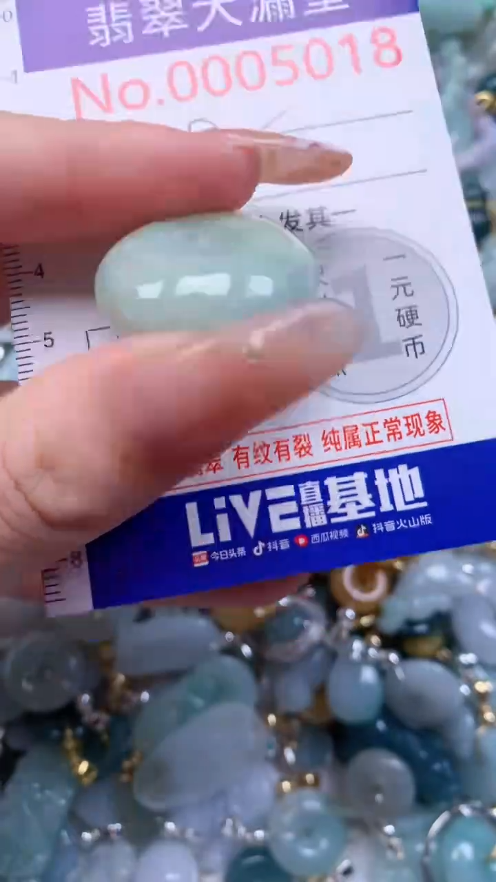 翡翠未镶嵌吊坠(不含链)5018