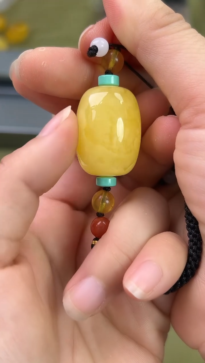 裸石琥珀未镶嵌琥珀蜜蜡手绳