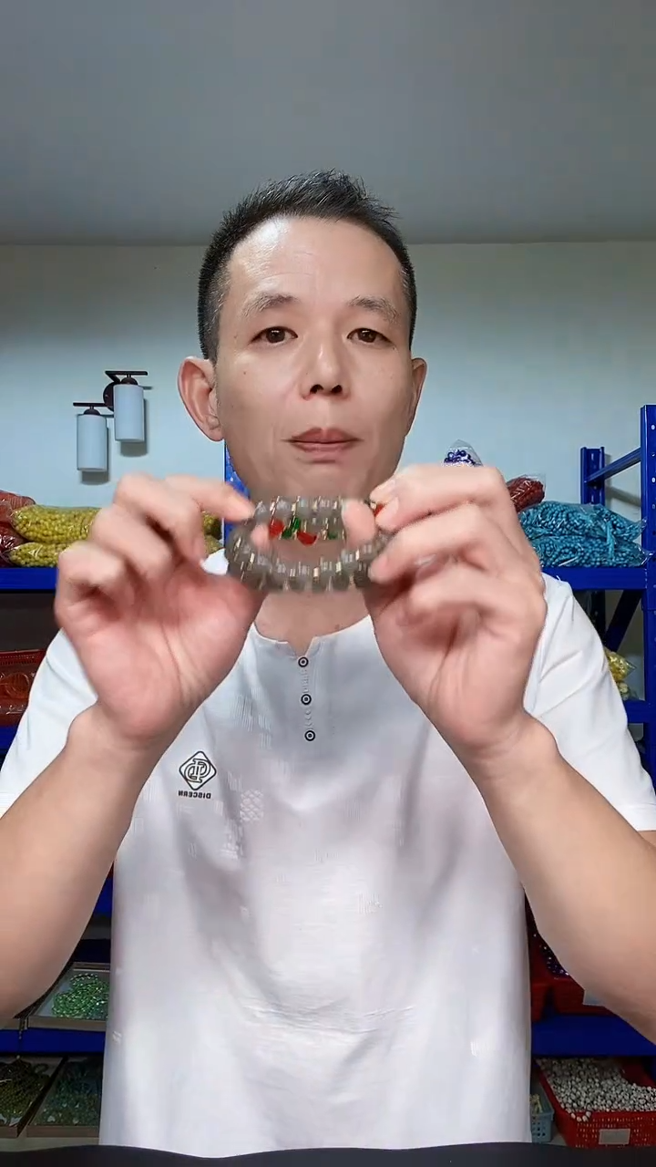 颈饰未镶嵌和田玉P038和田玉复古烟紫纯手工手串