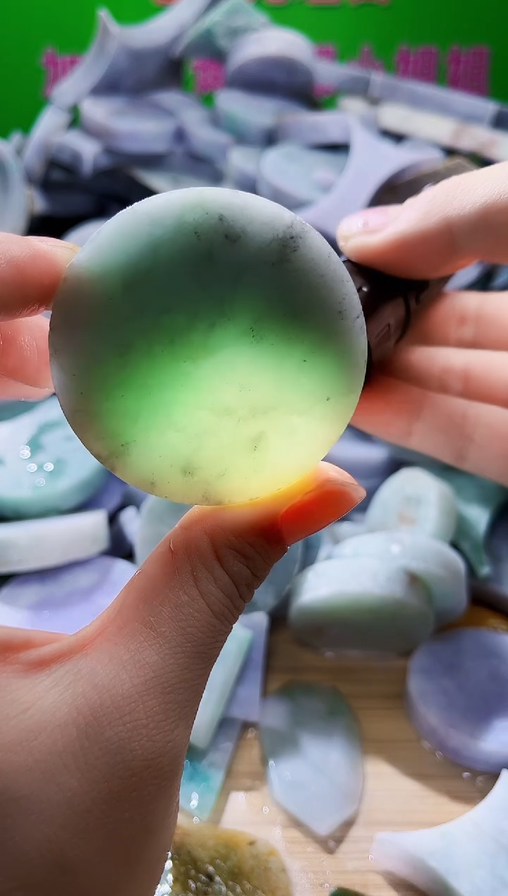 翡翠未镶嵌颈饰翡翠A货436