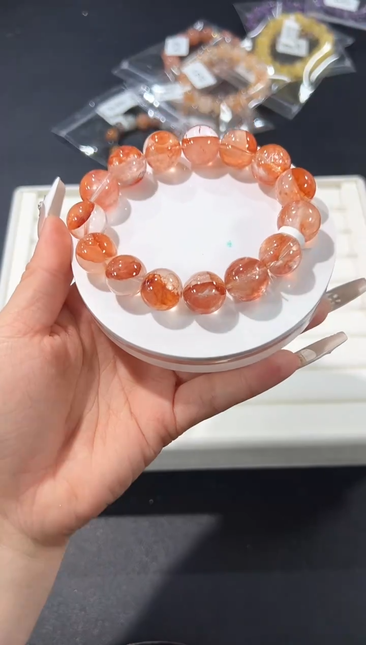 未镶嵌手串水晶43b多样性发其一【1条】默认微瑕15mm