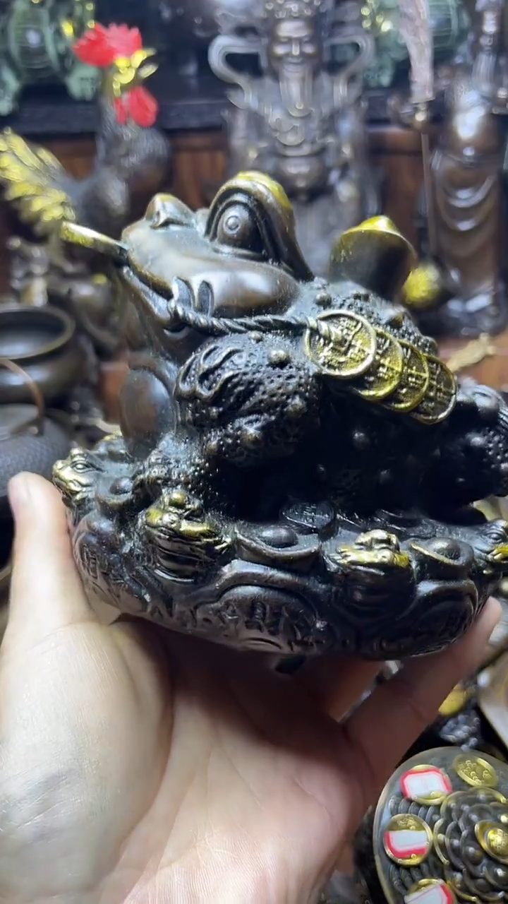 闪购链接，点击下单，有运费险，铜摆件