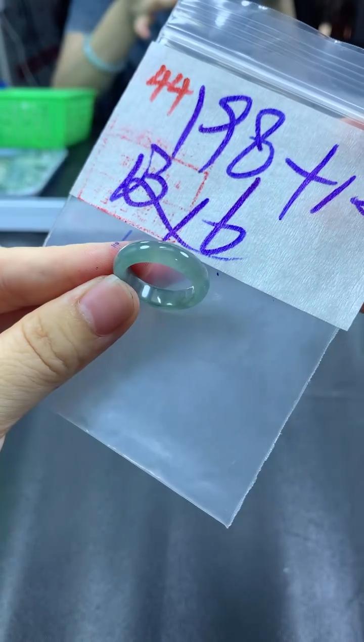 未镶嵌定制翡翠戒圈16#208毛货需精细抛光