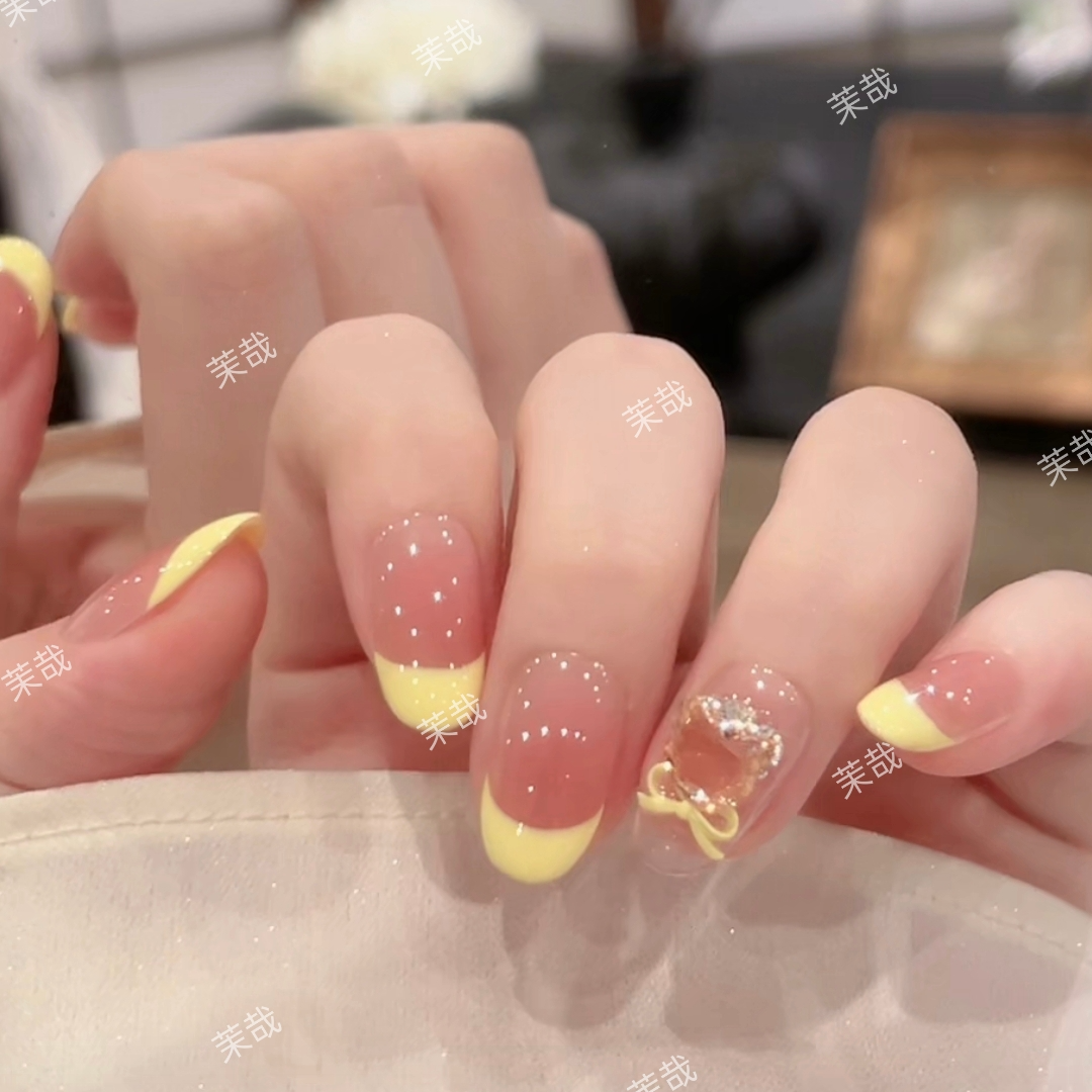 茉哉一珞【招财喵】纯手工定制美甲拆卸穿戴甲A3866