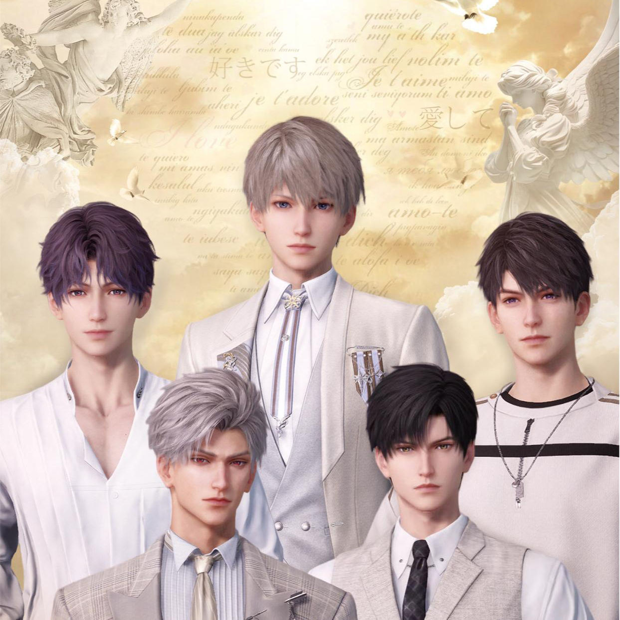 小何【神殿1K3】橘子夜工作室恋与深空色纸（直播代拆）