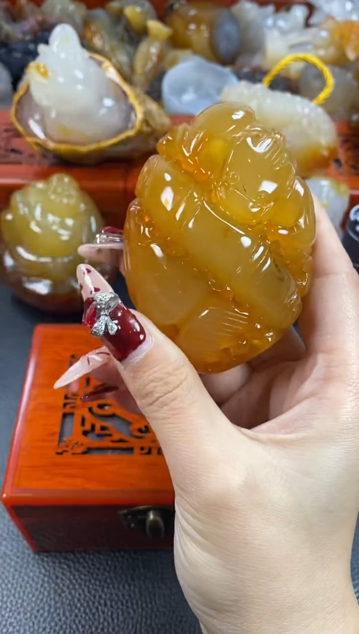 【闪购商品】玛瑙/玉髓手把未镶嵌1