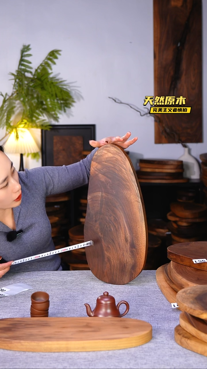 木北美黑胡桃原木.干裂疤结不属于商品质量问题完美主义者慎拍