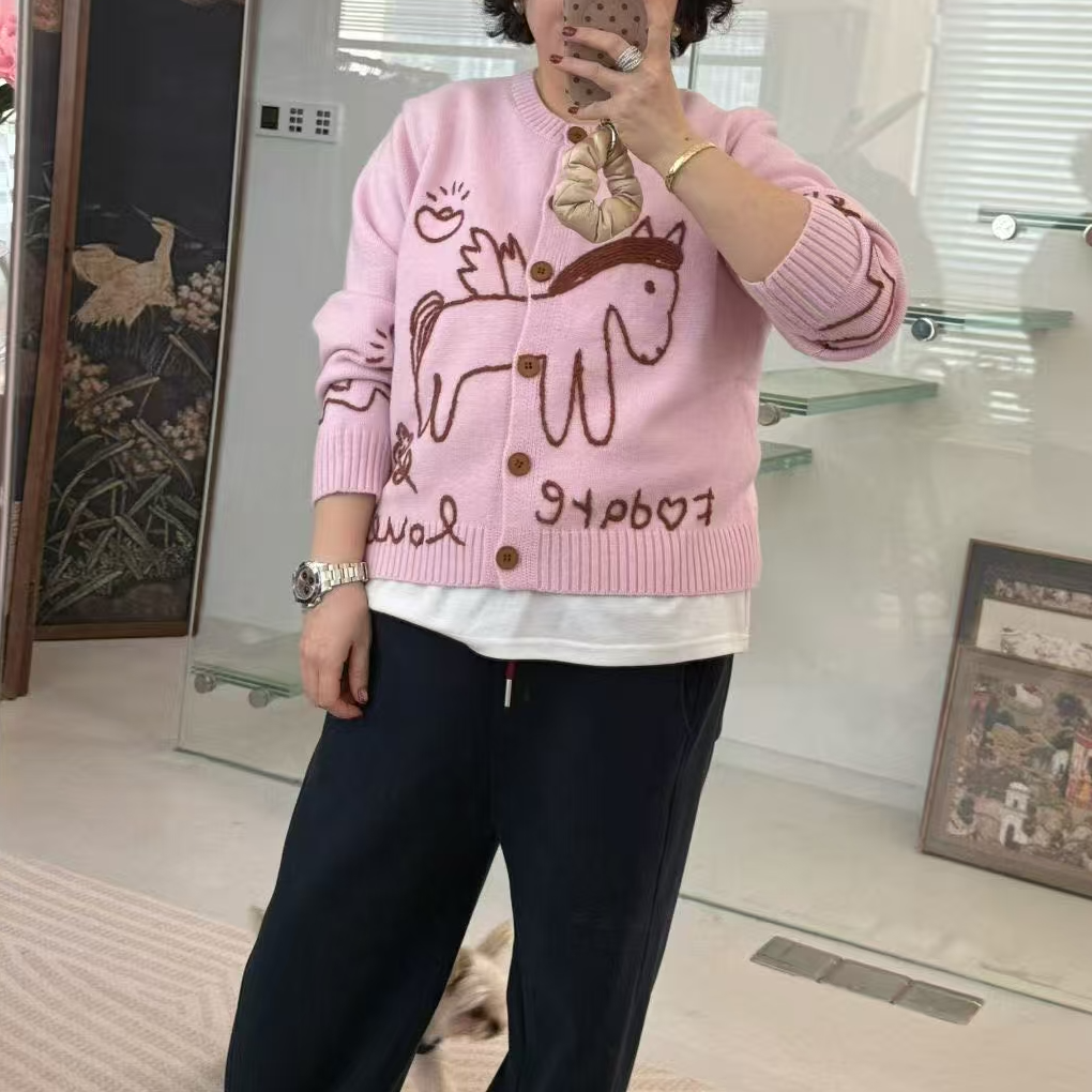 遇见-发财马羊毛毛衣
