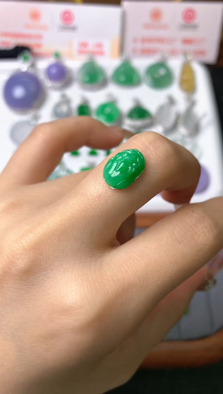 【闪购商品】定制翡翠未镶嵌裸石（镶嵌定制）