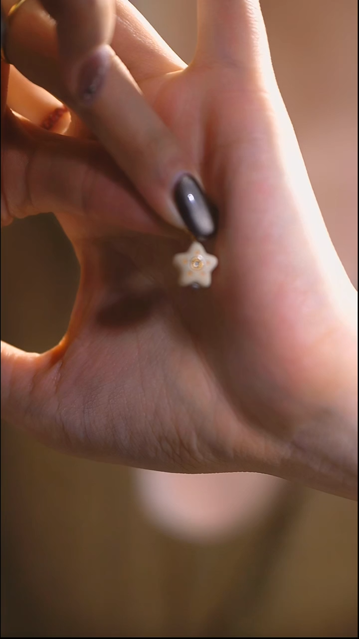 吊坠猛犸象牙【朝朝】星星吊坠