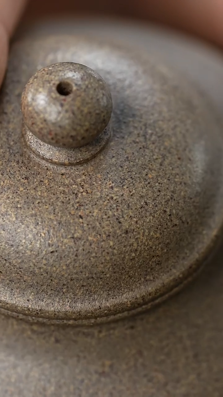 茶壶紫砂老***税大容天-青降坡-全手工微微瑕