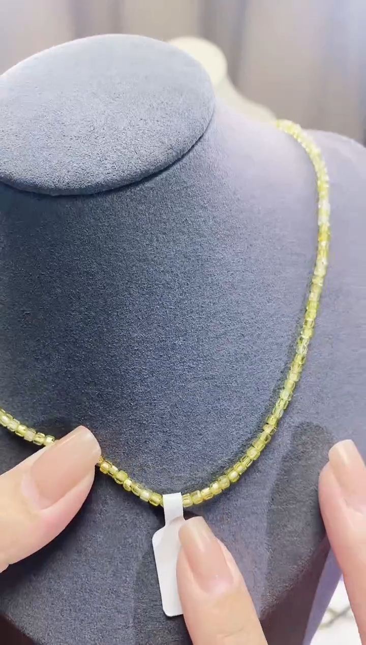 【闪购商品】金绿宝石项链14K金镶嵌诗颜甄选珠宝SYZB84