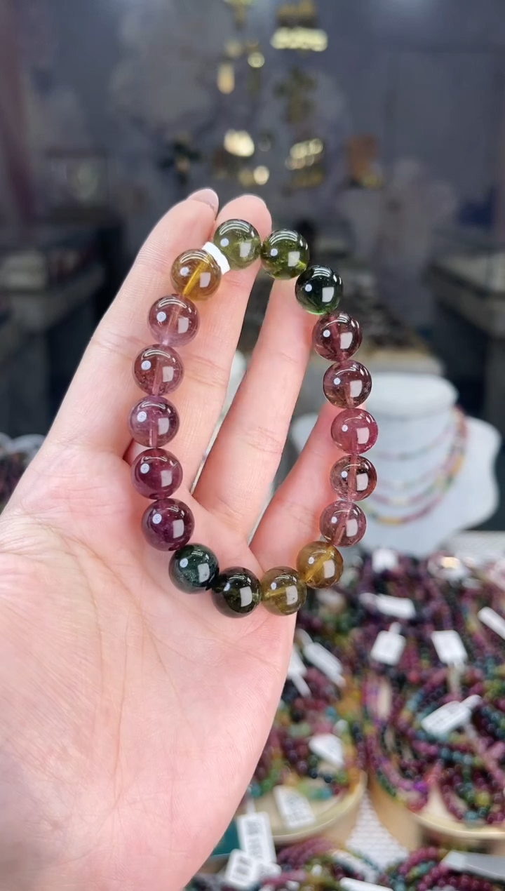 【闪购商品】碧玺/未镶嵌10mm+碧玺单圈多样性发货