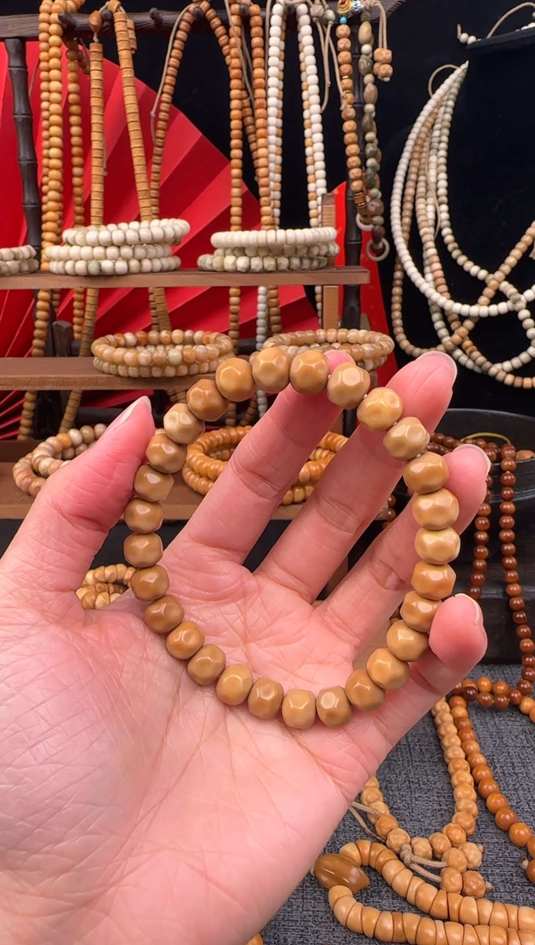 【闪购商品】菩提根/象牙果手串龙脊菩提无相单圈卡9