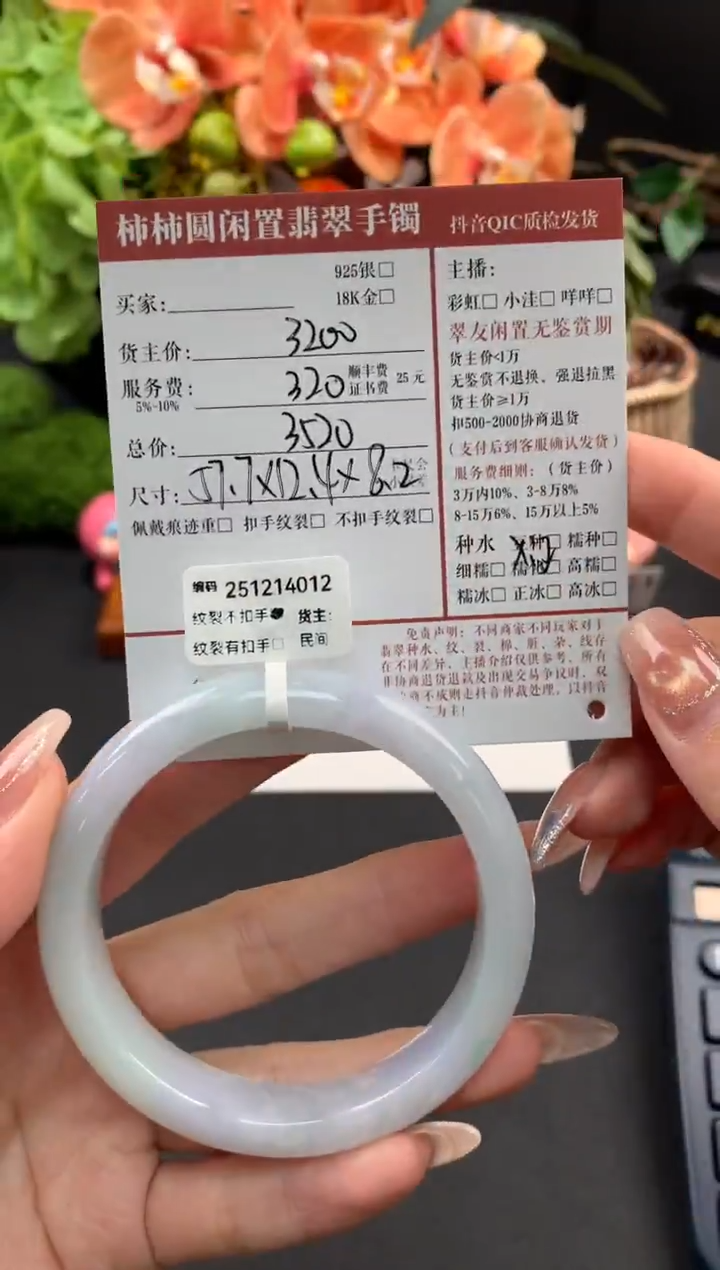 未镶嵌手镯翡翠姐姐251214012