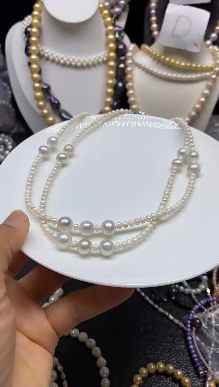 淡水珍珠未镶嵌颈饰多人