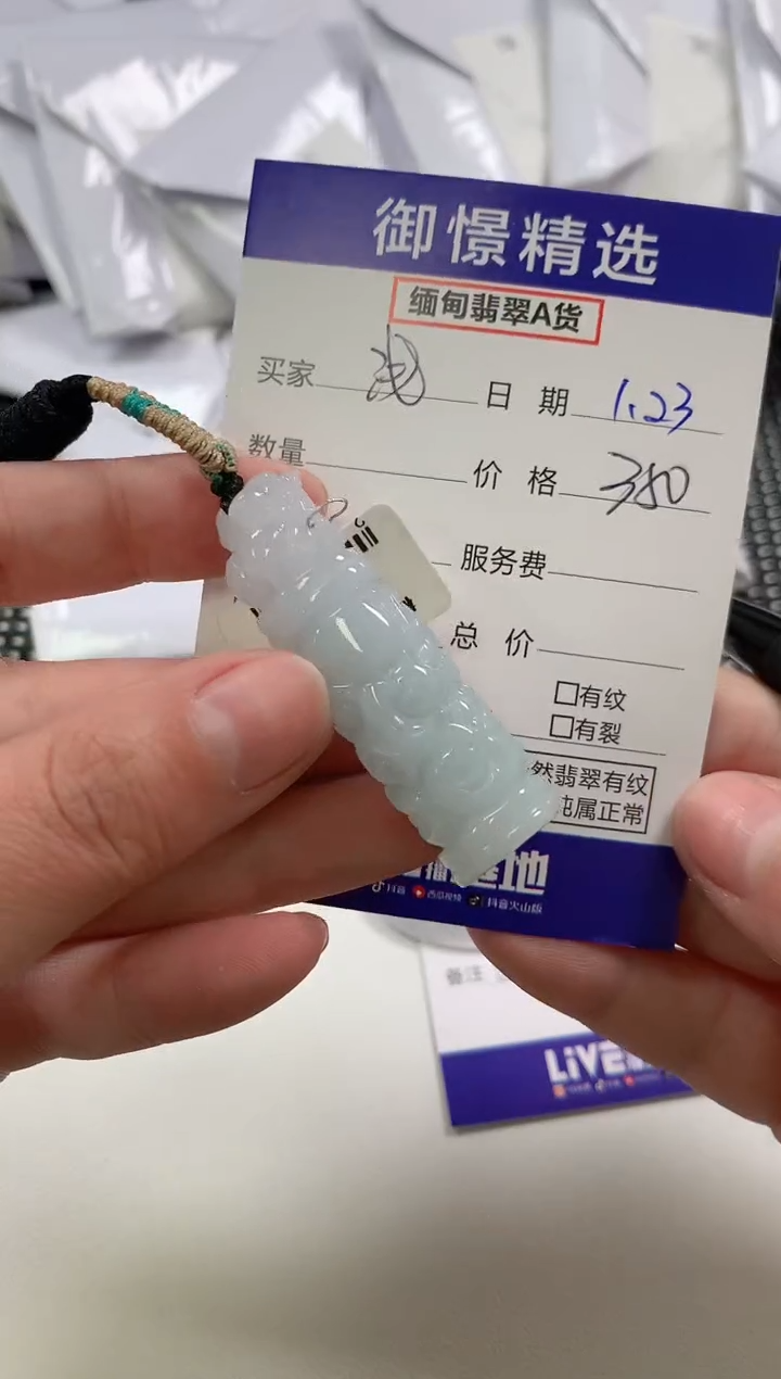【闪购商品】翡翠颈饰未镶嵌52          