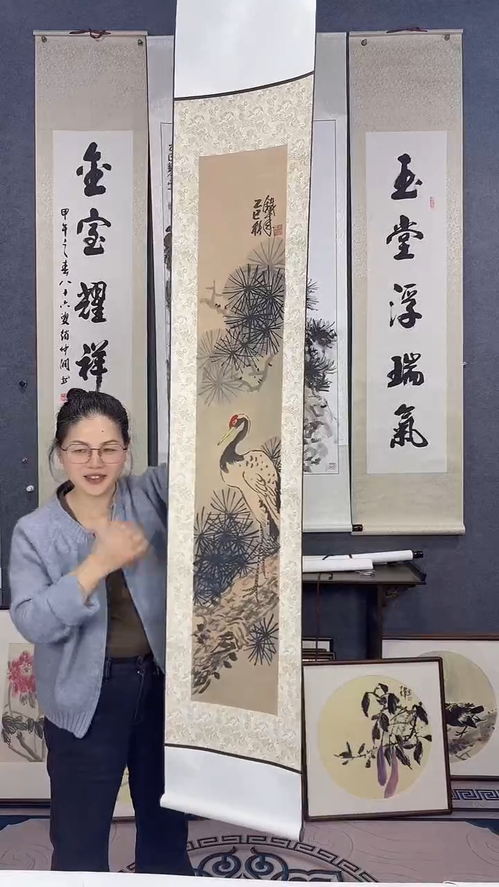 国画175*32吴铁成作品