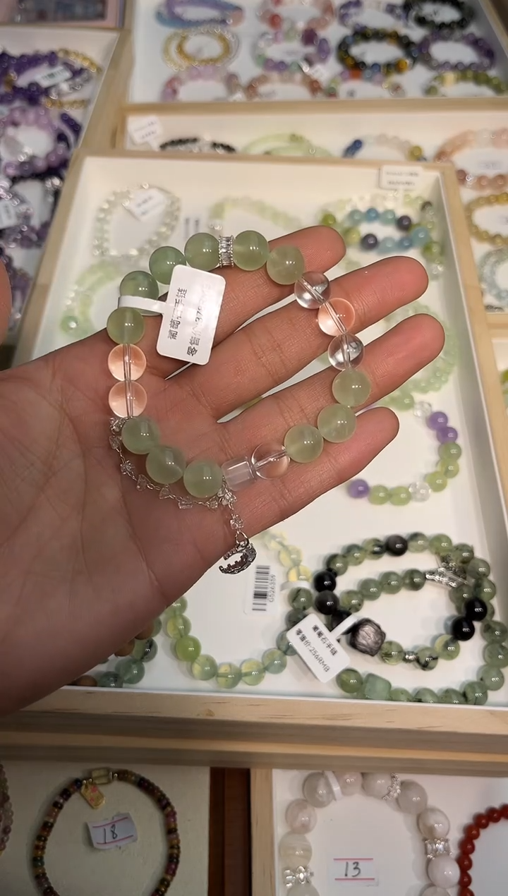 【闪购商品】葡萄石手链未镶嵌葡萄石
