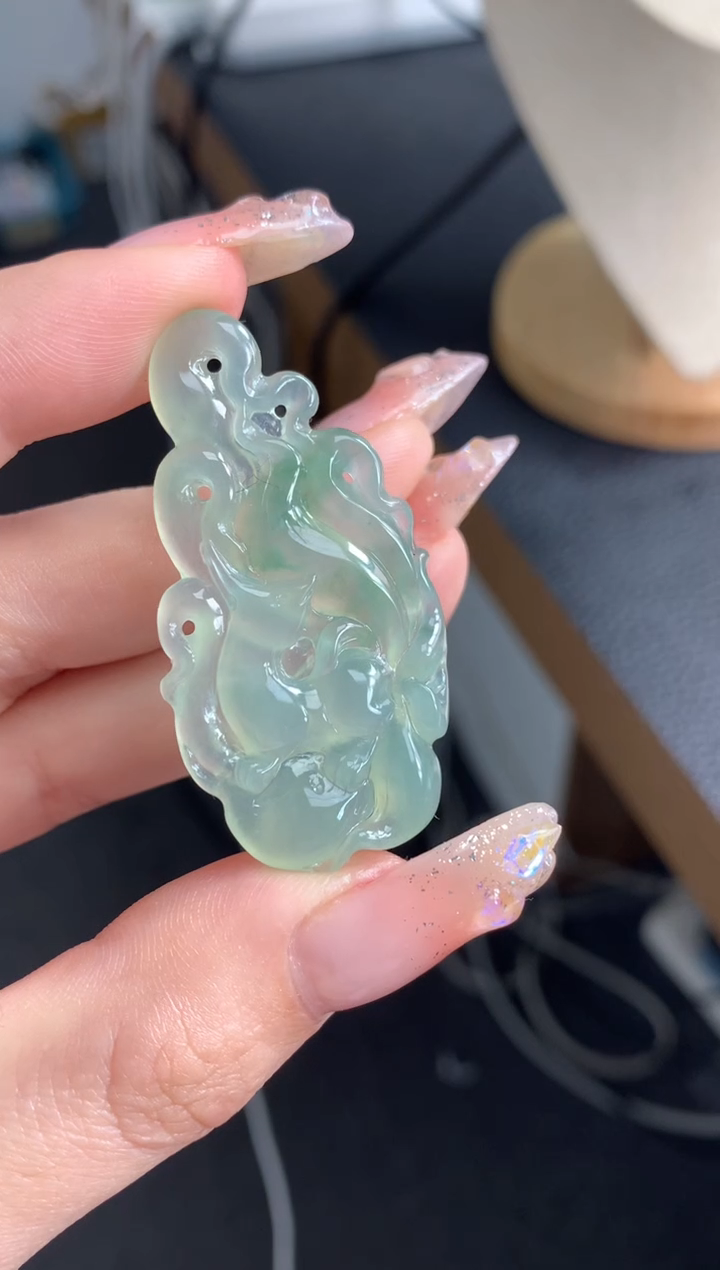 【闪购商品】定制翡翠未镶嵌九尾狐