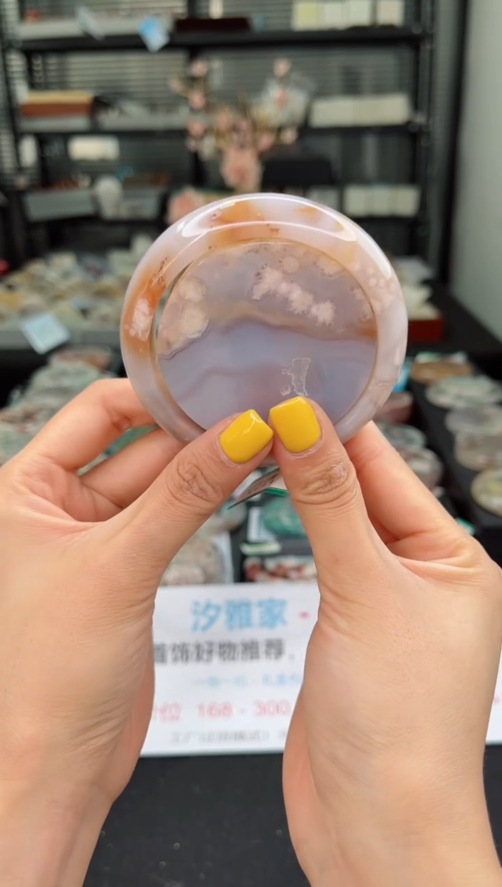【闪购商品】石英质玉未镶嵌手镯61圈口（赠品镯心）1540723