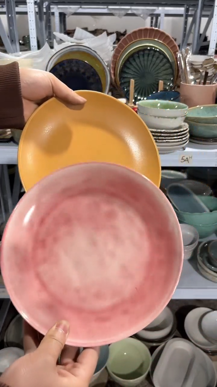 【闪购商品】瓷片外贸尾货瑕疵满20包邮X2 小盘组合