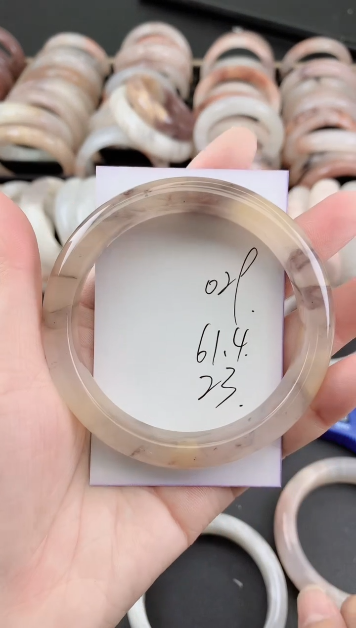 未镶嵌手镯石英质玉（金丝玉）029