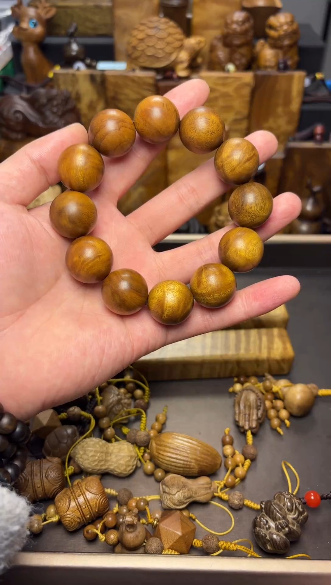 【闪购商品】楠木（金丝楠）其他2.0手串（红油老料）51