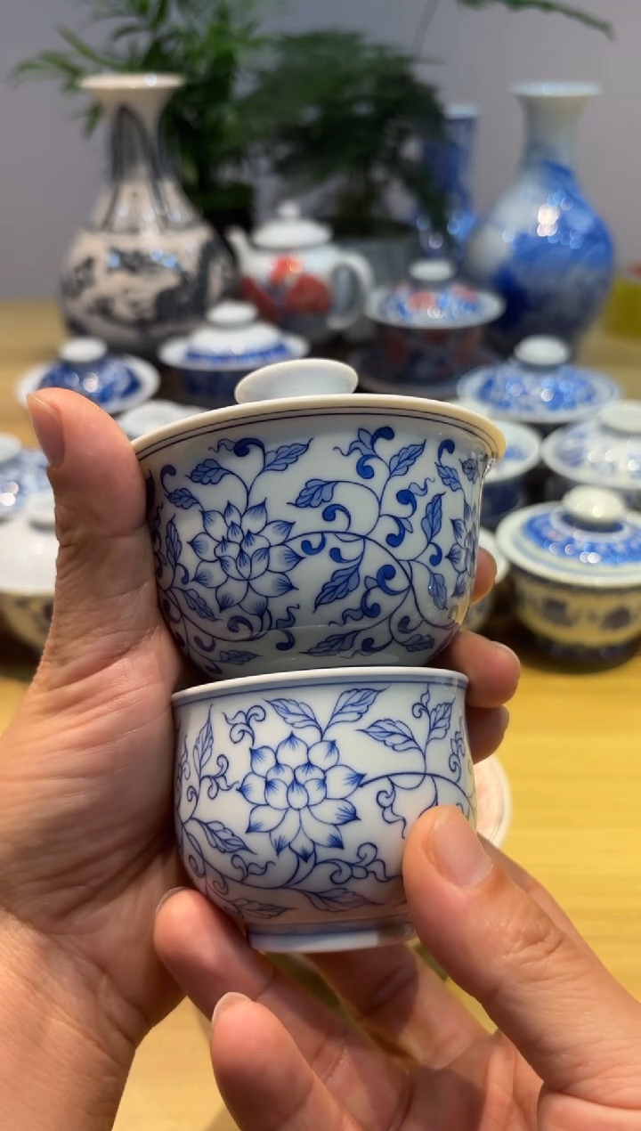 【闪购商品】景德镇手绘茶具........