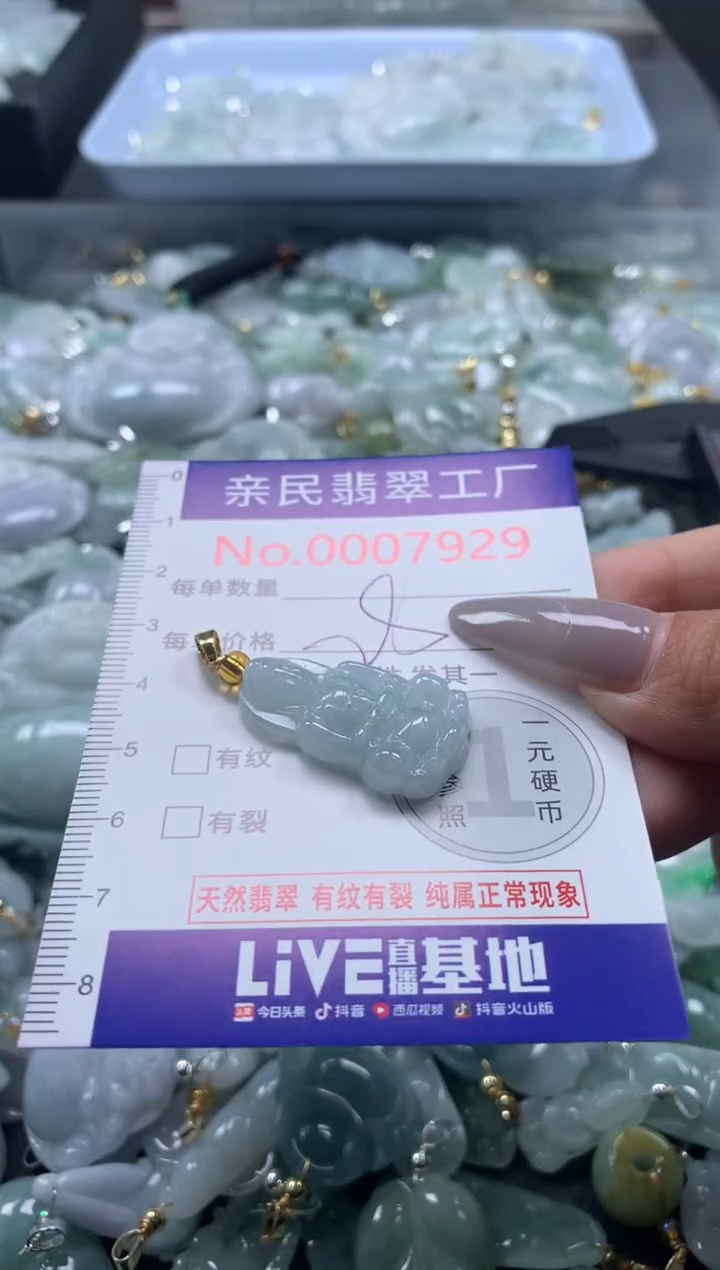 颈饰未镶嵌翡翠7929