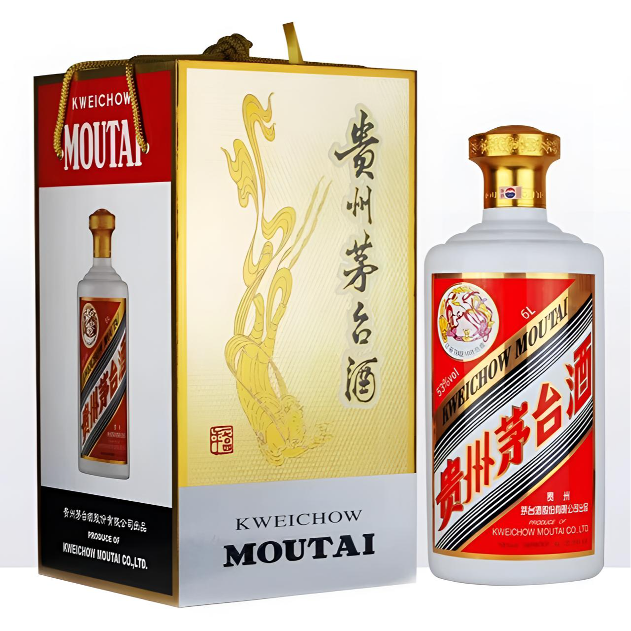 KWEICHOW MOUTAI/贵州茅台大容量6L 12斤飞天茅台53度6L
