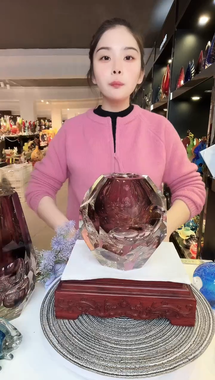 【闪购商品】茶盏琉璃摆件家居摆